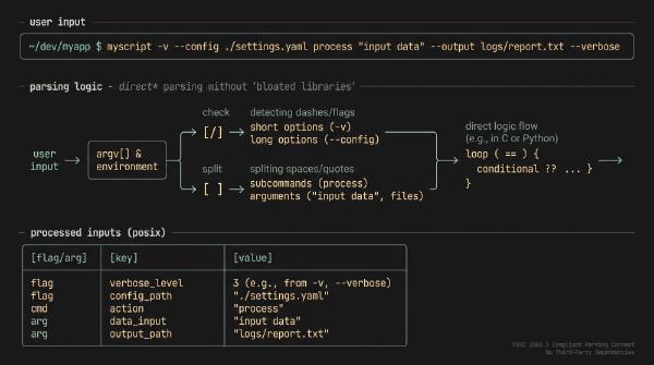 CLI: argumentos sin frameworks
